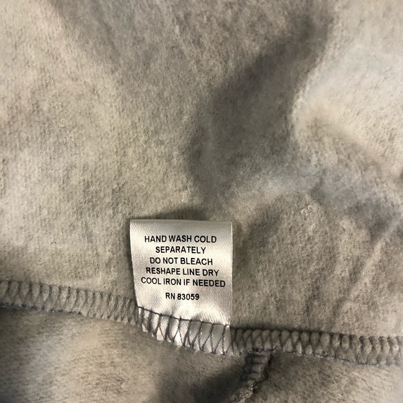 Drew Twist Top Sweatshirt Sweater Grey Super Soft - Picture 6 of 7